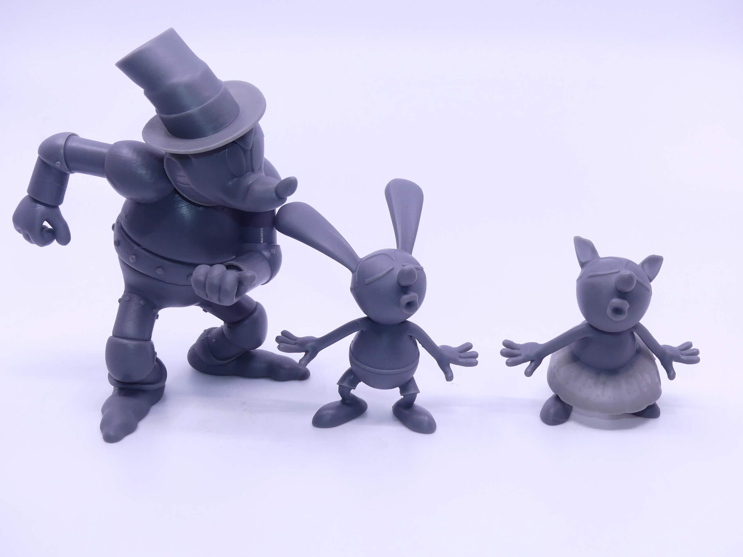 Personajes impresos en 3D